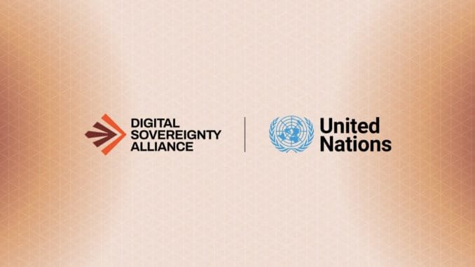 Adrian Wall of Digital Sovereignty Alliance Advocates Digital Sovereignty and Financial Inclusion at UN General Assembly