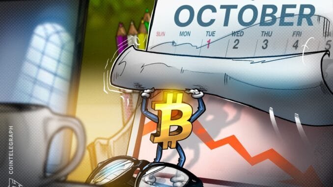 Bitcoin Only Needs 4% Dip for Worst 'Uptober' On Record