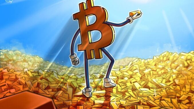 Bitcoin Worth Half of Gold by 2028 Halving: Analyst Bitcoin Worth Half of Gold by 2028 Halving: Analyst