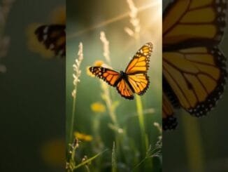 Butterfly#DreamScreenAI #ai videos #ai trends #ai news #animals #viralvideo #cute