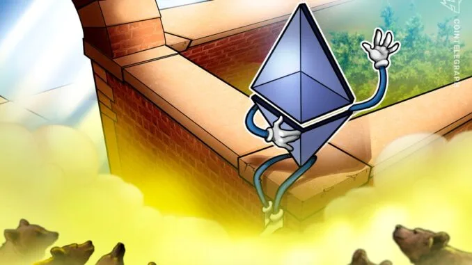 Ether Price Dropped 60% the Last Time This Indicator Flashed Bearish