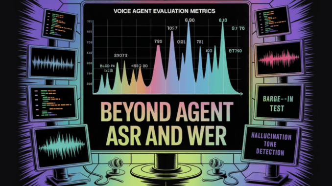 How to Evaluate Voice Agents in 2025: Beyond Automatic Speech How to Evaluate Voice Agents in 2025: Beyond Automatic Speech Recognition (ASR) and Word Error Rate (WER) to Task Success, Barge-In, and Hallucination-Under-Noise