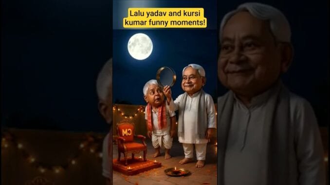 Nitish kumar aur Lalu Yadav funny moments #shortvideo​ #news​ #bihar​ #ai​ #video​ #funny​ #comedy