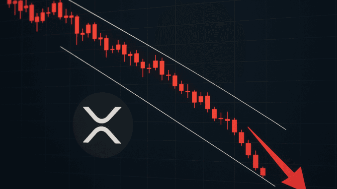 XRP weakens with bearish channel signalling further decline