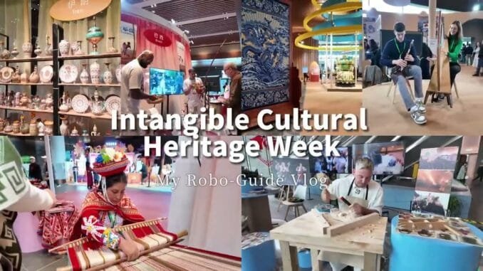 🎥 Your AI Guides to a 61-Country Cultural Expo | GreetingBot Nova & Coffee Master