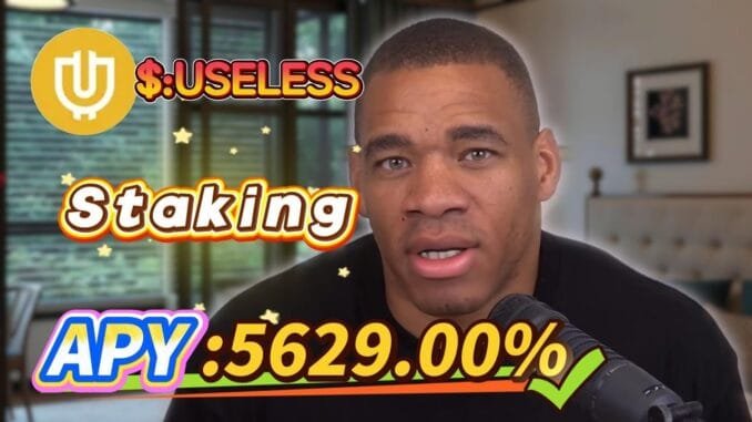 💵 Zero-risk Solana USELESS staking guide — even beginners can easily earn 5629.00% APY profits!