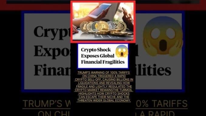 Crypto Shock Exposes Global Financial Fragilities|| #usa #news #shorts #cryptocrash #crypto