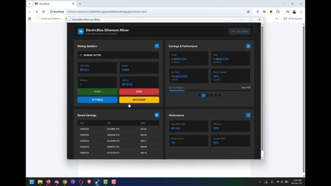 💰 How to Mine Ethereum on Windows PC   ElectricBlue Miner Tutorial & Review