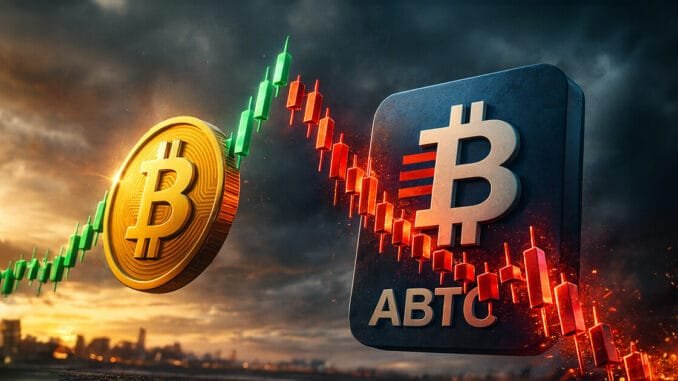 American Bitcoin plunged 50% during a crypto rally, exposing a fatal flaw in the "Trump proxy" trade