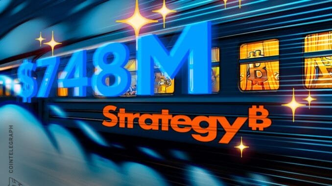 Strategy Adds $748M to Cash Reserves, Skips Bitcoin Buys Strategy Adds $748M to Cash Reserves, Skips Bitcoin Buys
