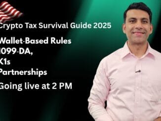 USA Crypto Tax Survival Guide 2025: Wallet‑Based Rules, 1099‑DA, K1s and Partnerships