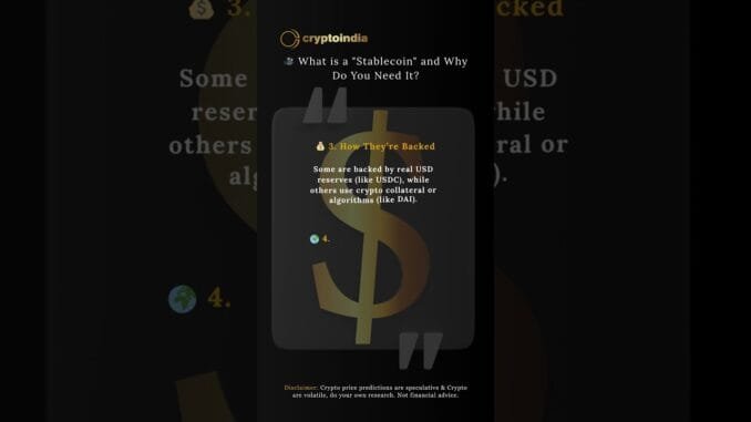 What Is a Stablecoin? (Simple Explanation for Beginners) 💵💡