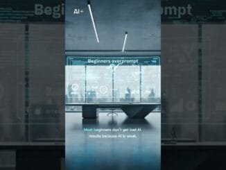 Why beginners overprompt AI