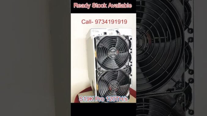 ASIC Mining Machine for Sale in India | S19K Pro | #cryptominer.co.in