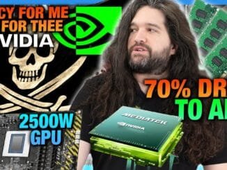 HW News - NVIDIA the Pirate, 70% DRAM to AI in 2026, 2500W XOC GPU, N1 CPU Rumors