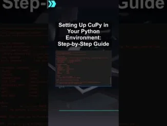 Setting Up CuPy in Your Python Environment: Step-by-Step Guide #ai #artificialintelligence Setting