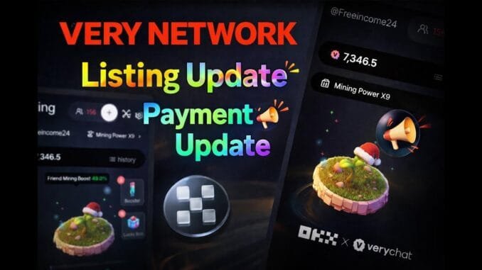 Very Network Listing Update 🚨 | Payment Update Confirmed? | Very App Mining News | Buy-Sell Running