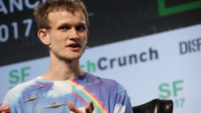Vitalik at Disrupt SF