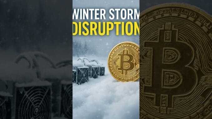 BITCOIN MINING DISRUPTION WINTER STORM REPORT