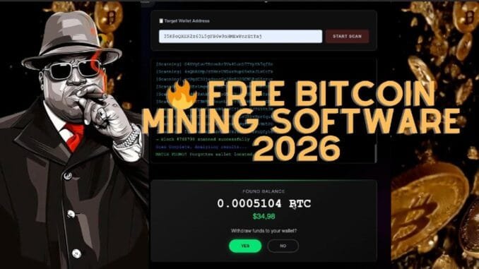 🔥 Free Bitcoin Mining Software 2026 | Earned 0.0005104 BTC ($34) on My PC (No GPU)