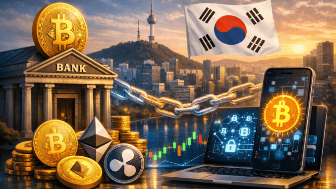 South Korea targets fairer crypto market with banking rule changes