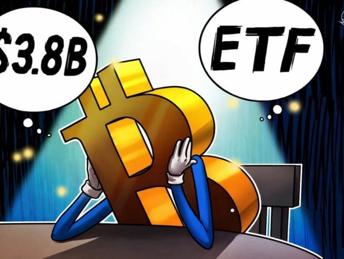 Spot Bitcoin ETFs Post Five Consecutive Weeks of Outflows Reaching $3.8B