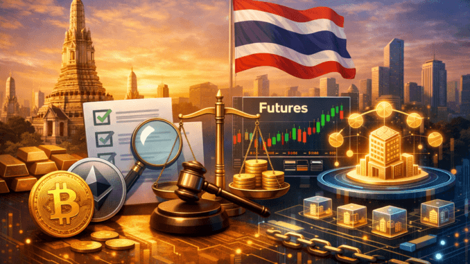Thailand moves toward crypto ETFs, futures and tokenised investment products Thailand SEC moves to legalise crypto ETFs and futures trading under new guidelines