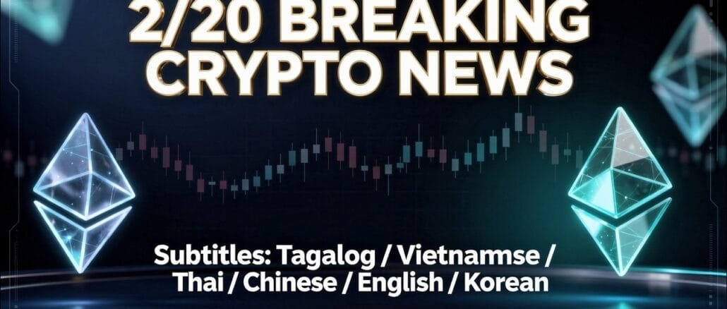 【Multi SUB】2/20 Breaking Crypto News: BTC Bottom Targets, ETH Whale Buying, PH Stablecoin Remittance