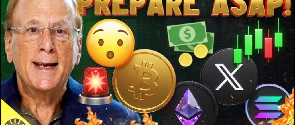 BIG CRYPTO NEWS! BLACKROCK CEO REVEALS TOKENIZATION FUTURE!