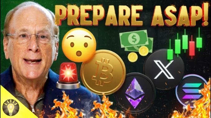 BIG CRYPTO NEWS! BLACKROCK CEO REVEALS TOKENIZATION FUTURE!