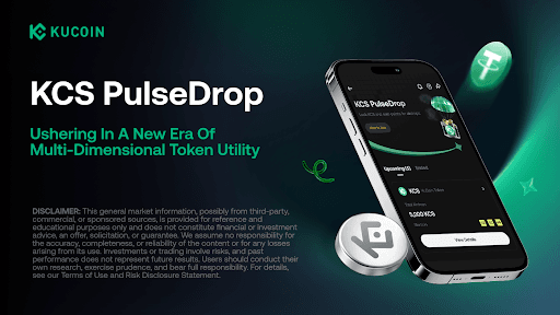 KuCoin launches KCS PulseDrop, turning trading, staking, and payments into rewards to expand the utility of its native token.