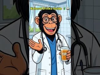 Natural Drinks Guide 🧃🍵 #ai #cartoon #facts