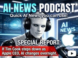 AI News you can use.  Tim Cook leaving Apple?  What you need to know. #aishorts #aivideo #ai #apple