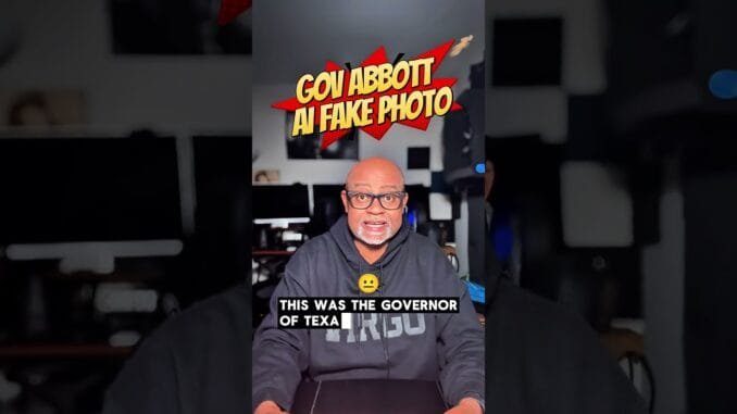 Gov Abbott: Fake AI Blunder #gregabbott #texaspolitcs #ainews #misinformation #breakingnews