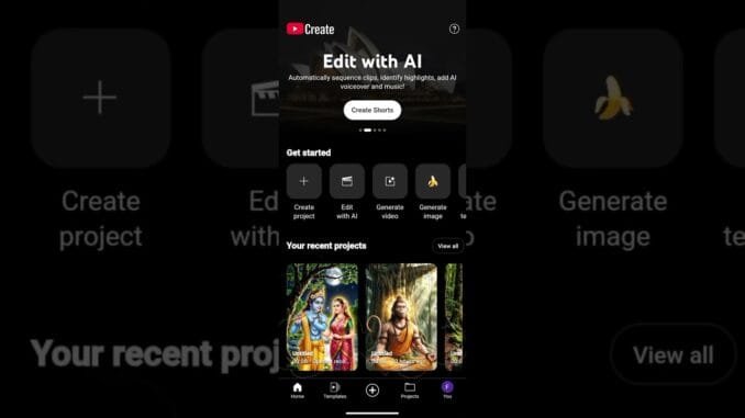 How to Use YouTube Create AI 🤖 | Full Tutorial for Beginners (Step-by-Step) #short #tech