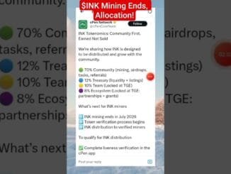 $INK Airdrop Mining Ends, Allocation & Tokenomics is Live #shorts