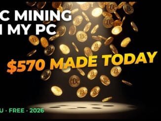 My Surprising Results After Testing Bitcoin Mining on My PC – $570 Made Today
