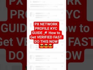 PX NETWORK PROFILE KYC GUIDE 🚀 How to Get VERIFIED FAST #cryptoairdrop #cryptomining #pxnetwork