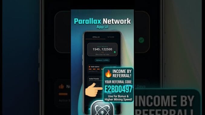 মোবাইল দিয়ে ফ্রি ইনকাম ২০২৬ | Parallax Network Mining Full Guide! 💰 #parallaxnetwork