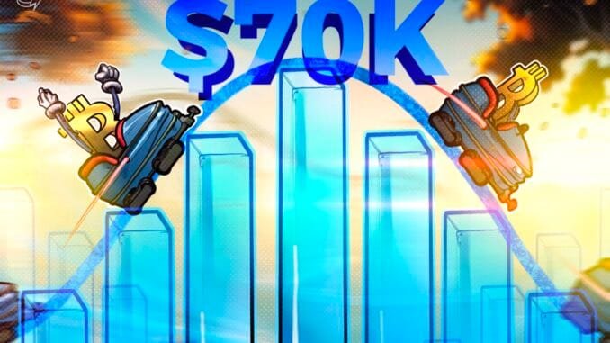 Bitcoin Price May Go Under $70K Despite Strategy’s Latest Big Cointelegraph