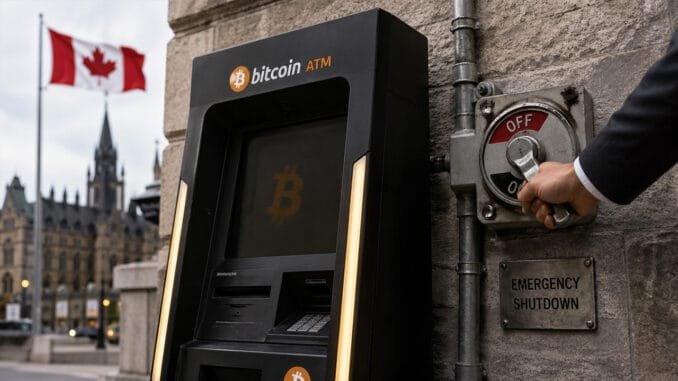 Canada wants to ban crypto ATMs as fraud fears turn Bitcoin access into a political target