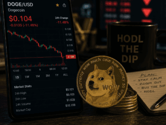 Dogecoin risks dropping below $0.100