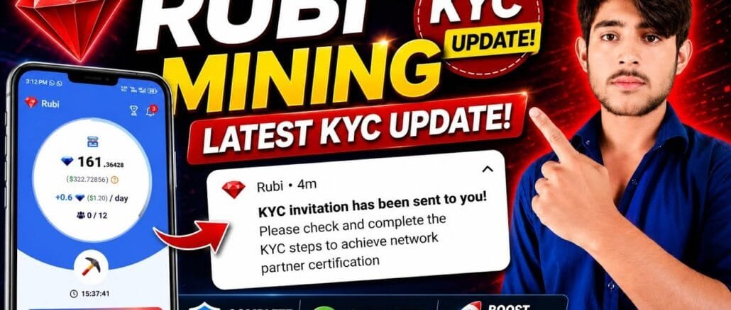Rubi Mining KYC Update | KYC Live Process Full Guide Step By Step
