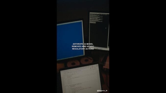 Anthropic just removed AI model - AI news #Shorts