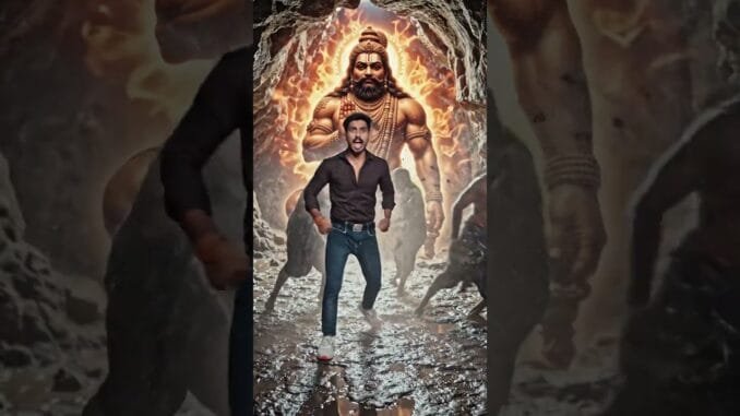 Bajrangbali Raksha Karo Meri 🙏🥺 #automobile #funnyclips #funny Ai guide suraj #funnypost 🙏😮‍💨