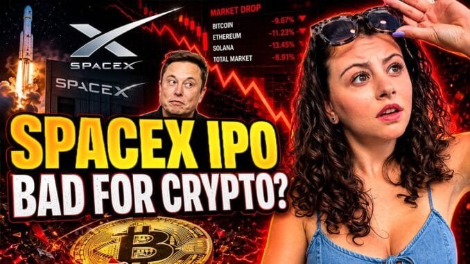 Bitcoin Crashes as SpaceX IPO Looms – Next Catalyst or Killer? LIVE News
