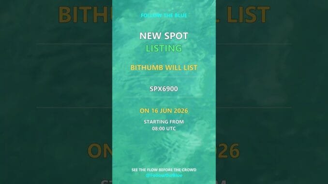 Bithumb Lists SPX6900 on KRW Market #shorts #crypto #cryptonews