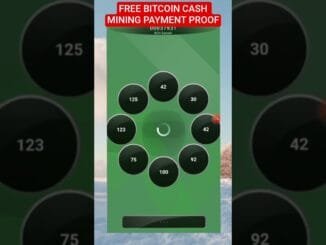 Free Bitcoin Cash Mining App Auto Withdrawal Proof #shorts