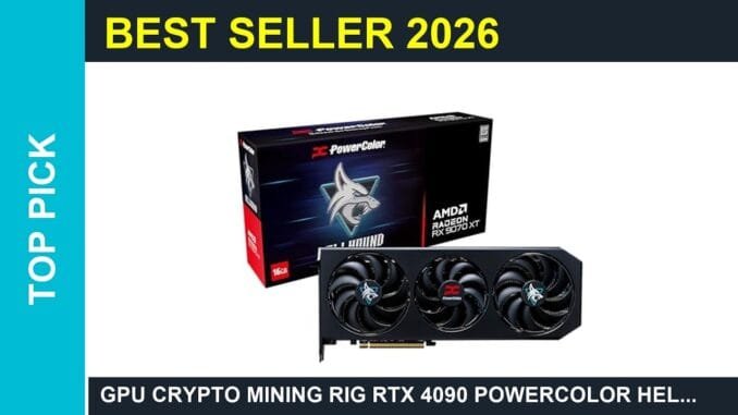 GPU crypto mining rig RTX 4090 PowerColor Hellhound AMD Radeon RX 9070 XT 16GB Guide