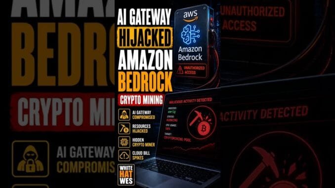 Amazon Bedrock AI Gateway Hijacked for Cryptomining #tech #technews #news #cybersecurity